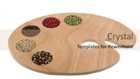  Presentation with master chef - Cool new presentation theme with spice-and-herb-palette-ready backdrop and a coral colored foreground