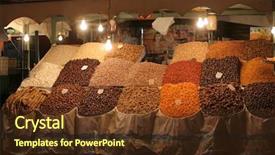  Presentation with monopoly and market competition in economics - Amazing slide deck having spice market in marrakesh morocco backdrop and a  colored foreground