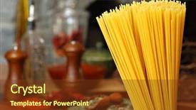  Presentation with cooking oil - Theme with spices herbs olive oil background and a  colored foreground