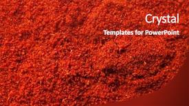  Presentation with chili - Audience pleasing slide deck consisting of spicy chili powder backdrop and a crimson colored foreground