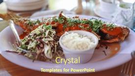  Presentation with mexican - Slide set consisting of spicy-mexican-style-whole-grilled background and a tawny brown colored foreground