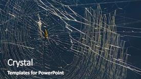  Presentation with spider web - Slide set featuring spider on its web background and a  colored foreground