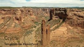  Presentation with spider - Amazing theme having spider rock in canyon de chelly backdrop and a coral colored foreground