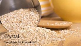  Presentation with spilling - PPT layouts having spilling out of a measuring background and a coral colored foreground