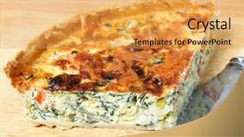  Presentation with swiss chard - Theme with spinach beet aka swiss chard background and a  colored foreground