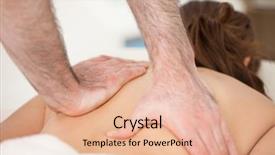  Presentation with spinal - Cool new presentation with spinal - woman lying on the belly backdrop and a lemonade colored foreground