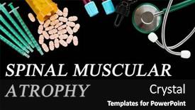  Presentation with atrophy - Presentation featuring spinal-muscular-atrophy-text background and a  colored foreground