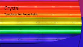  Presentation with neon - Presentation theme featuring sping - colorful neon background background and a red colored foreground