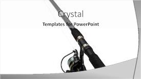  Presentation with spinning - Audience pleasing slide deck consisting of spinning-rod-for-fishing-isolated backdrop and a white colored foreground