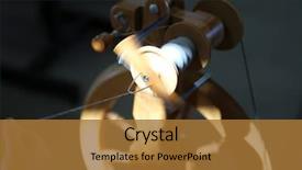  Presentation with spinning wheel - Slide set featuring spinning wheel a spinning wheel background and a red colored foreground