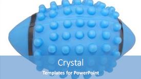  Presentation with bone - Presentation with spiny-american-football-ball-dog background and a teal colored foreground
