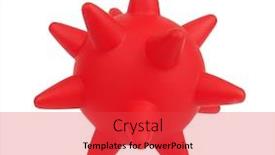  Presentation with bone - Beautiful PPT theme featuring spiny-ball-dog-bone-pet backdrop and a red colored foreground