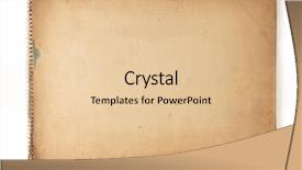  Presentation with album - Colorful presentation theme enhanced with spiral album - old 1950s - 1960s sketchbook backdrop and a lemonade colored foreground