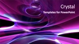  Presentation with abstract - PPT theme consisting of spiral arrow - 3d generated abstract background background and a  colored foreground