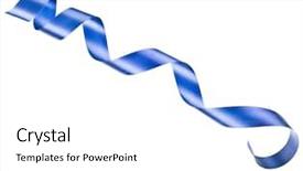  Presentation with tape recorder technology - Amazing PPT theme having spiral arrow - holiday ribbon streamer tape curl backdrop and a white colored foreground