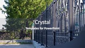  Presentation with russia - PPT theme with spiral arrow - metal fence in yekaterinburg russia background and a ocean colored foreground