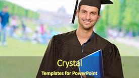  Presentation with hindu holy book - Cool new presentation with spiral bindbook - graduate man holding book outdoor backdrop and a  colored foreground