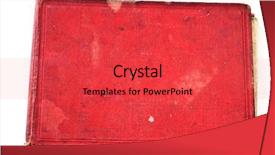  Presentation with old page - Amazing presentation theme having spiral binding page - old red notebook backdrop and a red colored foreground