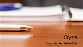  Presentation with notebook page - PPT theme consisting of circle hot pizza close up top view note shallow depth of field note visible grain at 100 best at smaller sizes background and a coral colored foreground