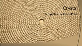  Presentation with bound - Audience pleasing theme consisting of spiral bound - roll of old rough rope backdrop and a coral colored foreground