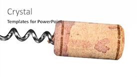  Presentation with corkscrew - Amazing PPT layouts having spiral-metal-corkscrew-with-removed backdrop and a white colored foreground