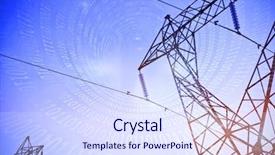  Presentation with binary - Colorful theme enhanced with spiral of shiny binary code backdrop and a sky blue colored foreground