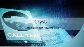  Presentation with code - Beautiful PPT theme featuring spiral of shiny binary backdrop and a light blue colored foreground