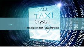  Presentation with vector - Slides consisting of spiral of shiny binary background and a arctic colored foreground