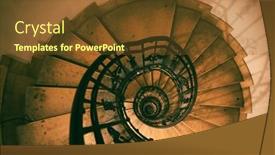  Presentation with hungary - Theme featuring spiral-stairs-st-stephen-s background and a tawny brown colored foreground