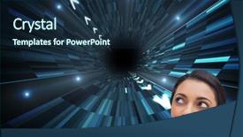  Presentation with thinking - Slide set with image of lottery balls during background and a gray colored foreground