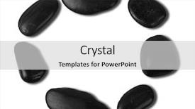  Presentation with spiritual - Beautiful PPT theme featuring spiritual alignment - round frame for natural black backdrop and a light gray colored foreground