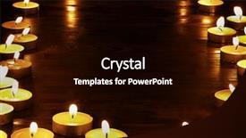  Presentation with spiritual care - PPT layouts with spiritual care - group of burning candles background and a black colored foreground