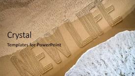  Presentation with life - Audience pleasing slides consisting of spiritual change - new life written backdrop and a coral colored foreground