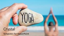  Presentation with spiritual disciplines - Cool new theme with spiritual disciplines - closeup of the hand backdrop and a soft green colored foreground