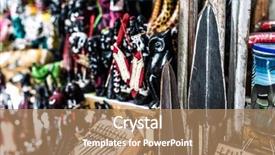  Presentation with national - Presentation having spiritual gifts - african spears and national wooden background and a coral colored foreground