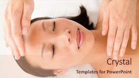  Presentation with alternative - Audience pleasing PPT theme consisting of spiritual healing - close up view backdrop and a coral colored foreground