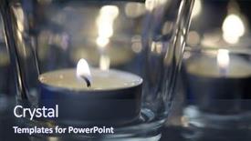  Presentation with candle - PPT layouts consisting of spiritual war - candle lights closeup background and a tawny brown colored foreground