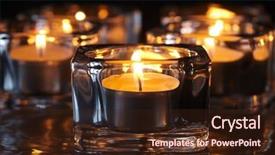  Presentation with war - PPT theme with spiritual war - candle lights background and a  colored foreground