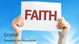  Presentation with spiritual - Presentation theme with spiritual war - faith card with a beautiful background and a arctic colored foreground