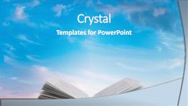  Presentation with book holy bible table - Slide set enhanced with spirituality education - book on wooden table background and a teal colored foreground