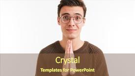  Presentation with wind energy close up portrait - Theme consisting of spirituality job - close up portrait background and a tawny brown colored foreground