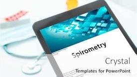  Presentation with medical procedures - Slide deck with spirometry-medical-procedures-a-test background and a white colored foreground