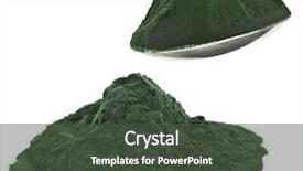  Presentation with algae - Presentation enhanced with spirulina powder algae nutritional supplement background and a tawny brown colored foreground