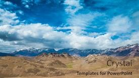  Presentation with himachal pradesh - Amazing theme having spiti-valley-himachal-pradesh-india backdrop and a coral colored foreground