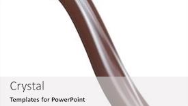  Presentation with chocolate splash - Audience pleasing PPT theme consisting of splash-of-chocolate-isolated backdrop and a light gray colored foreground