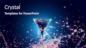  Presentation with splash - Slide deck consisting of splash on the dark background background and a black colored foreground