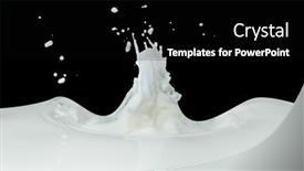  Presentation with milk splashing - 