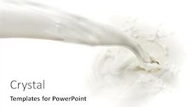  Presentation with milk splashing - 