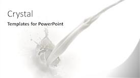  Presentation with milk splashing - 