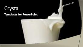  Presentation with milk splashing - 
